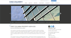 Desktop Screenshot of firstcolumbiapropertyservices.com