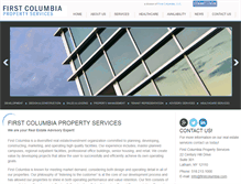 Tablet Screenshot of firstcolumbiapropertyservices.com